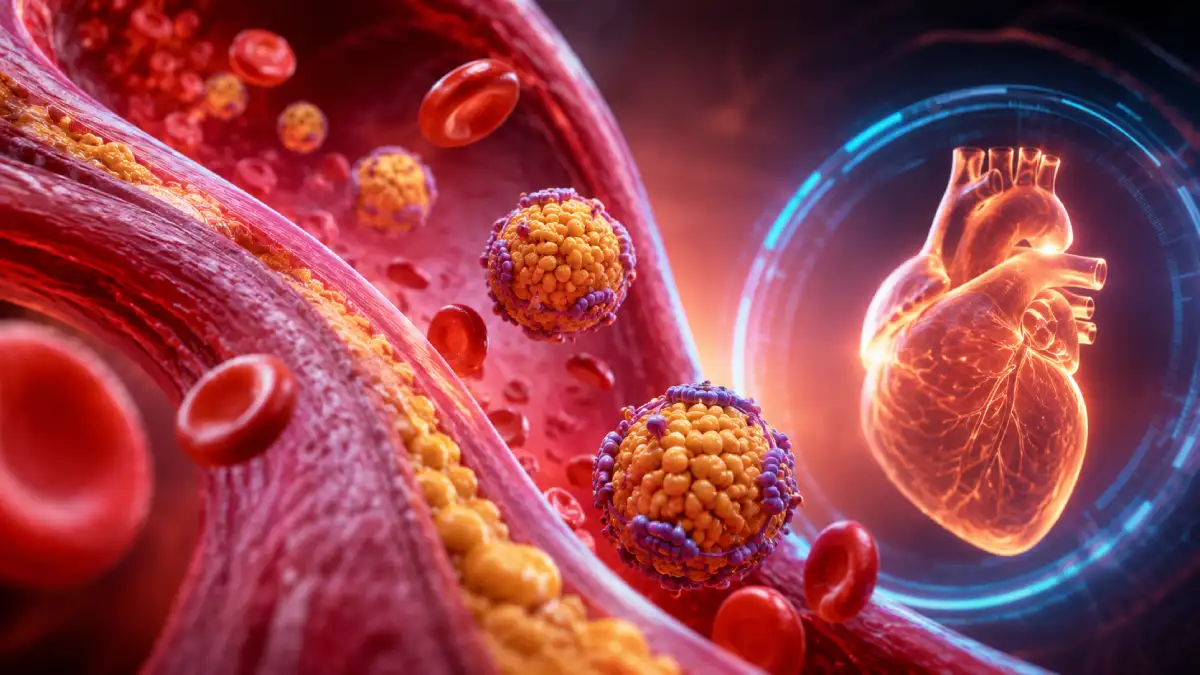 Hero Image for article ApoB : le biomarqueur oublié qui prédit mieux le risque cardiovasculaire que le cholestérol LDL