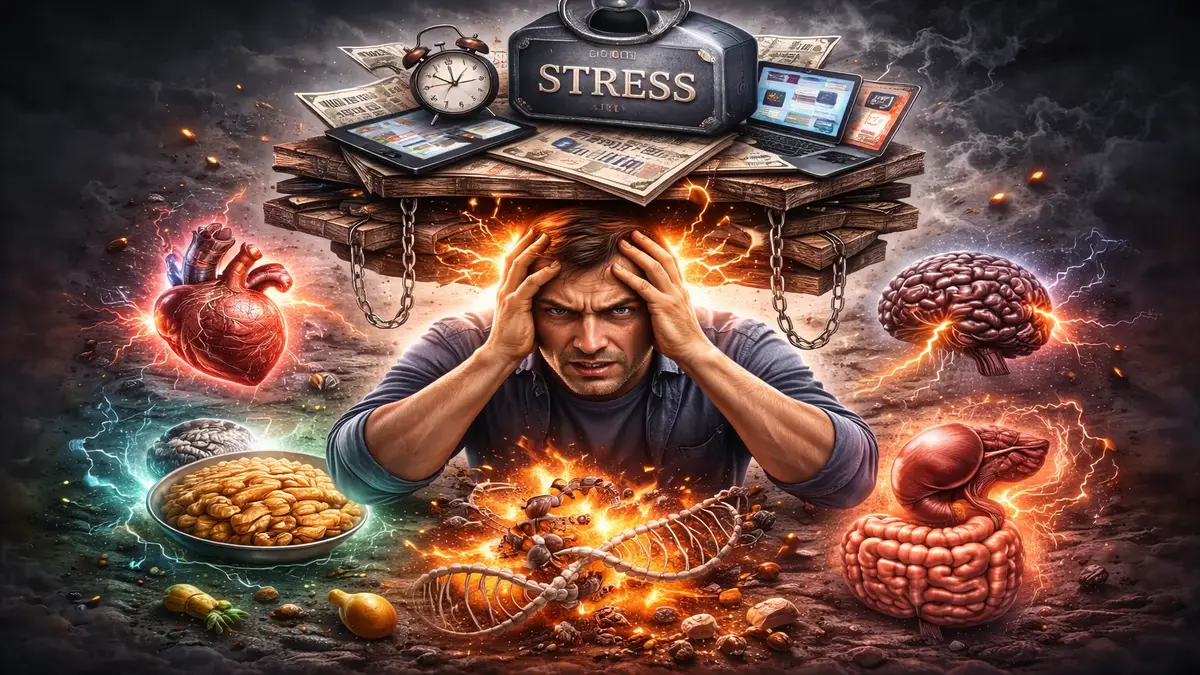 Hero Image for article Charge Allostatique : Définition Scientifique, Symptômes Invisibles et Impact Réel sur ta Santé