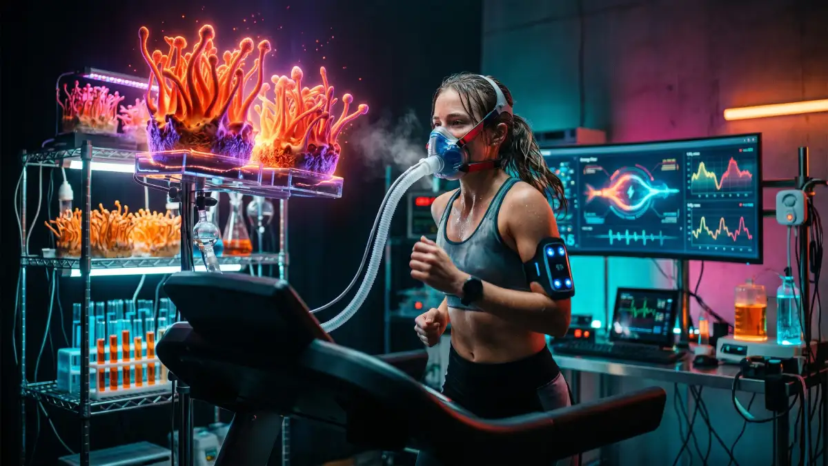 Cordyceps Militaris : Le Champignon qui Booste l'ATP et la VO2 Max Sans le Crash de la Caféine