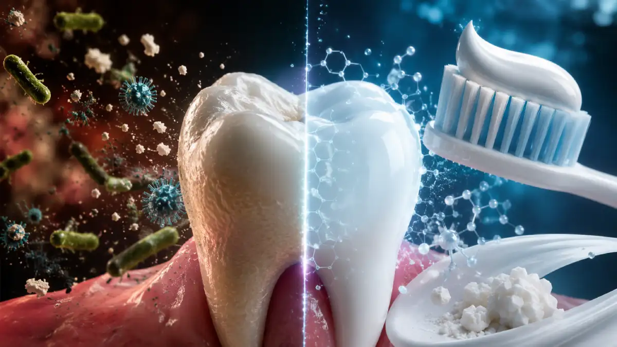 Dentifrice à l’hydroxyapatite : efficace face au fluor ?