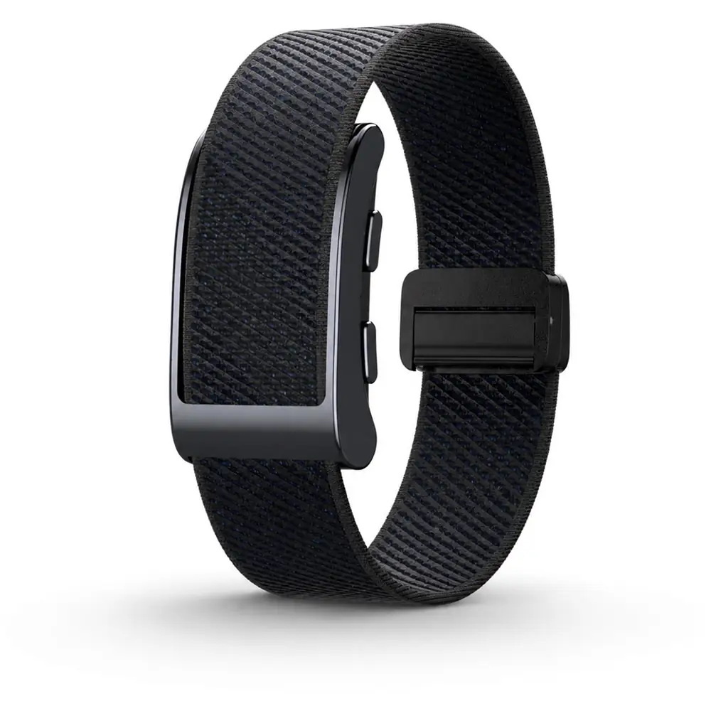 Le bracelet DuckDik Sense Pro noir, sans écran, avec son fermoir magnétique