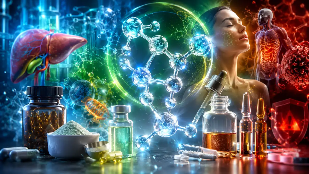 Glutathion : Bienfaits, Dosage, Formes et Dangers