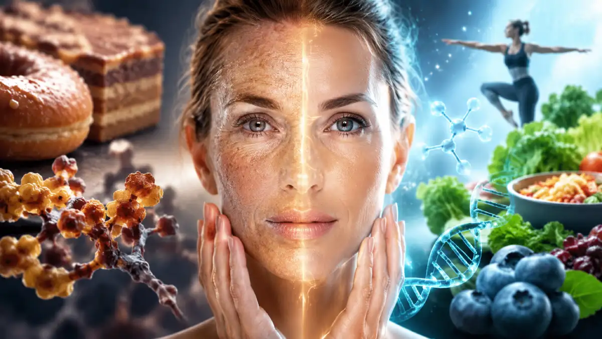 Glycation (AGEs) : Comment Inverser le Vieillissement par le Sucre sans Régime Drastique
