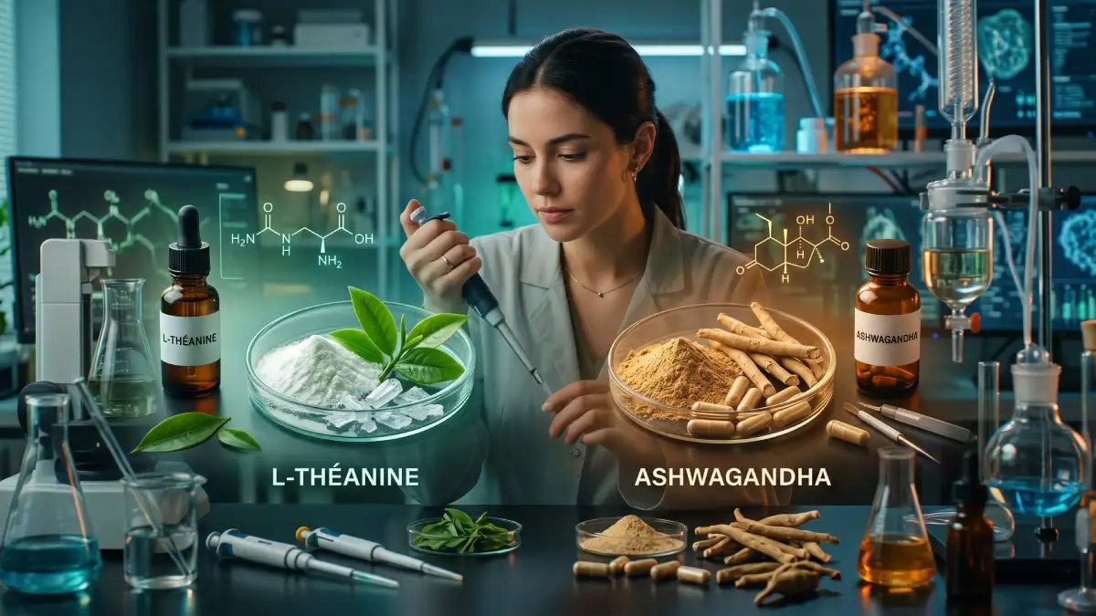 L-Théanine vs Ashwagandha : Quelle molécule choisir pour calmer l'anxiété sans être fatigué ?