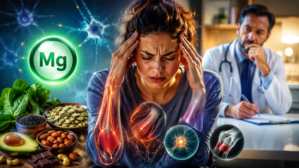 Hero Image for article 7 Signes d’un Manque de Magnésium que Votre Médecin Attribue Souvent au Stress