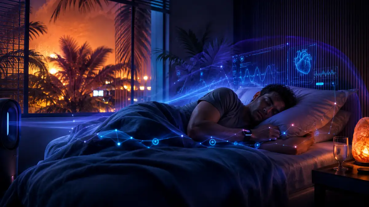 Nuit Tropicale et VFC : Le Protocole Scientifique pour Protéger ton Sommeil en Canicule