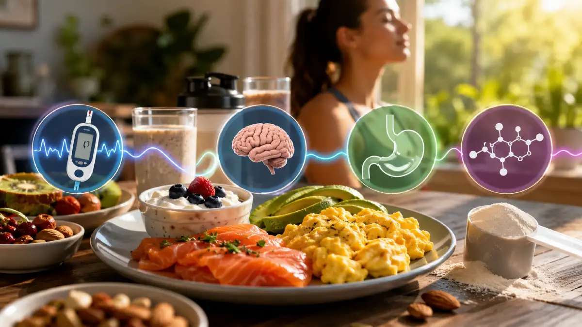 Petit-déjeuner Protéiné : Combien de Grammes pour Stabiliser Glycémie, Faim et Cortisol ?