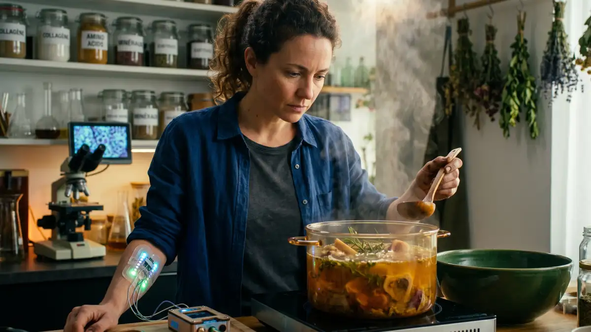Hero Image for article Protéines de bouillon d'os (Bone Broth) : Pourquoi c’est le secret ultime pour la perméabilité intestinale
