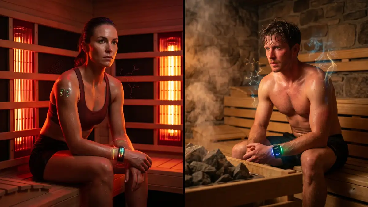 Sauna Infrarouge vs Sauna Traditionnel : Lequel déclenche le plus de protéines de choc thermique (HSP) ?