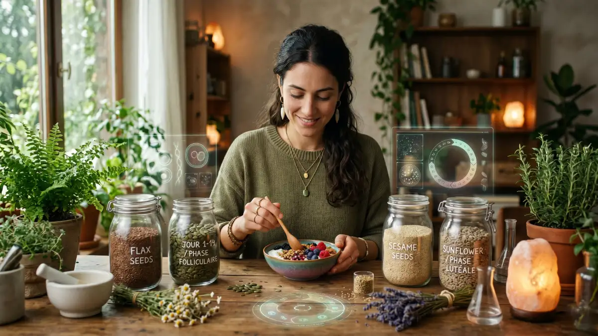 Hero Image for article Seed Cycling : Le protocole naturel pour réguler ses hormones cycle après cycle