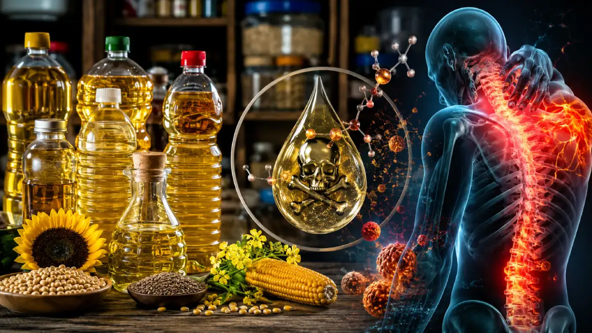 Huiles de graines (Seed Oils) : Le poison inflammatoire caché dans 80% de nos placards