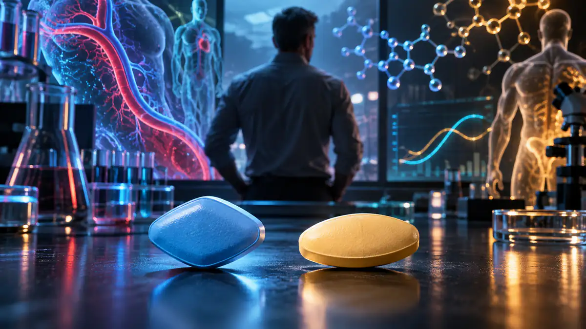Sildénafil ou tadalafil : différences, efficacité et risques