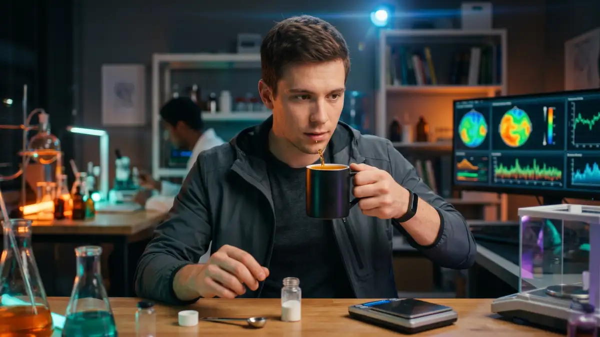 Hero Image for article Caféine + L-Théanine : Le 'stack' ultime pour annuler le crash de l'après-midi (Dosage exact)