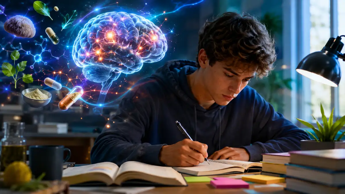 Stack Nootropique Étudiant : Le protocole scientifique pour réviser 8h sans épuiser son cerveau