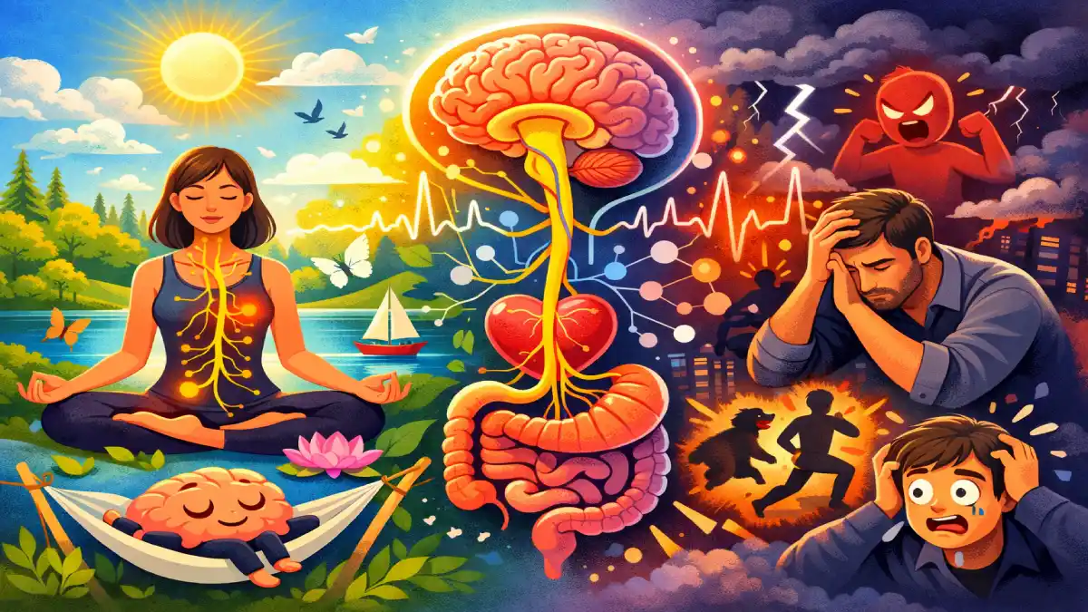 Hero Image for article Théorie Polyvagale : Comment le Nerf Vague Influence Stress et État Mental ?