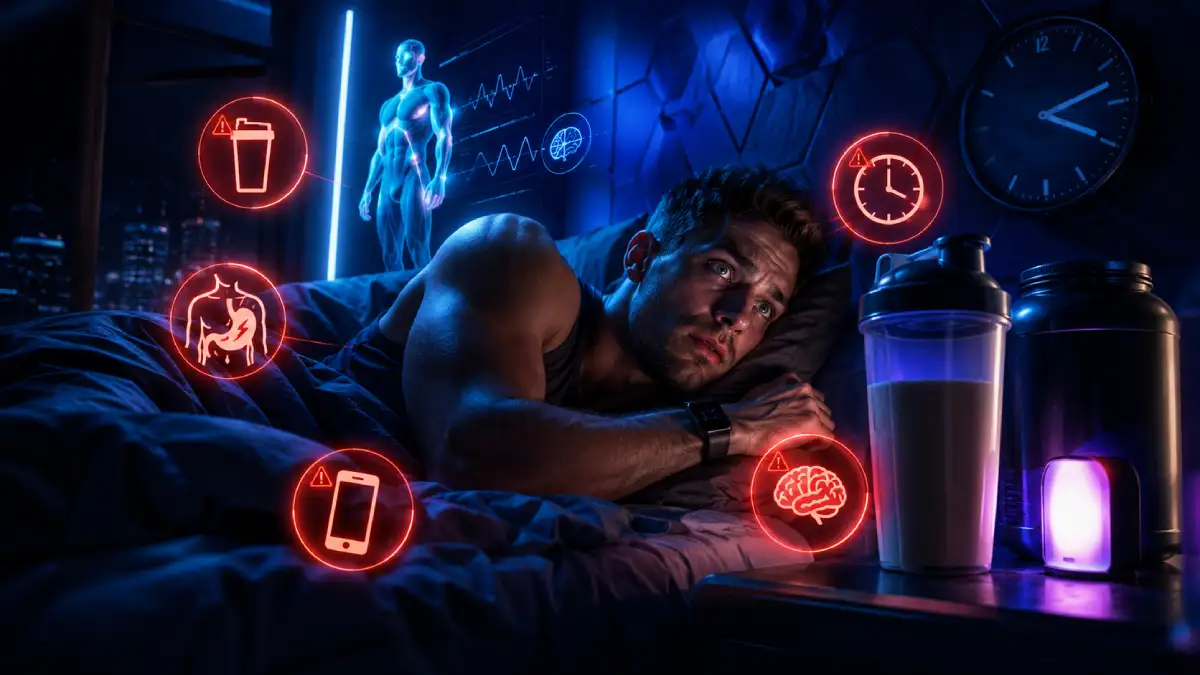Whey Avant Dormir : 5 Erreurs qui Sabotent le Sommeil